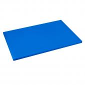 Доска разделочная 500х350мм h18мм, полиэтилен, цвет синий 422111317