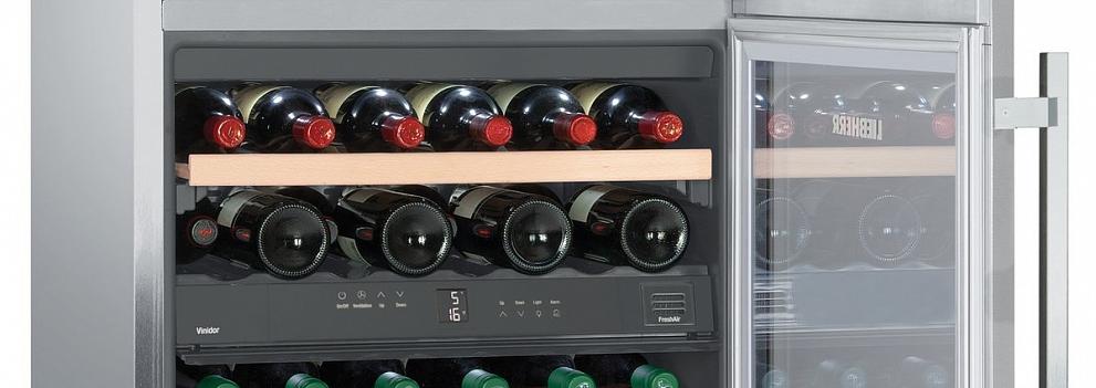 Винные шкафы LIEBHERR – идеальный климат для хранения вин