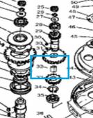 МУФТА ОСЕВАЯ ДЛЯ МИКСЕРА HURAKAN HKN-IP30F2