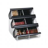 Диспенсер EZ-SERV для пакетированных продуктов, 6 ячеек, 35,6х35,6см h35,6см, акрил, цвет черный EZO