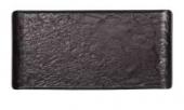 Тарелка прямоугольная 33,5х20,5см VULCANIA BLACK VU034330779