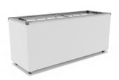 ЛАРЬ МОРОЗИЛЬНЫЙ GELLAR FG 700 C v25 ПРЯМОЕ СТЕКЛО, СЕРЫЙ (ПРОПАН)