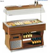 СТОЛ ШВЕД.ОХЛАЖД.ОСТРОВ. ISOLA 4 M СВЕТЛ.ОРЕХ