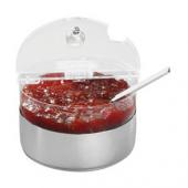 Диспенсер для варенья d14см, h9см, 0,6л с охлаждающ. элем., нерж. сталь, п/к 41448-06