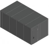 КАМЕРА 80ММ POLAIR КХН-12,85 2260Х3160Х2200 ПЕРЕГОРОДКА, 2 ДВЕРИ ПО СХЕМЕ С/З