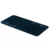 Набор подносов сервировочных 33х16,4см, 5шт., плексиглас, черный с гравировкой 21-33162