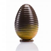 Форма д/шок. 3D "Яйцо фигурное с подставкой" d122мм h185мм, 2 ячейки, 270гр, пластик
