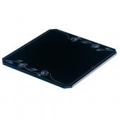 Набор подносов сервировочных 16,4х16,4см, 5шт., плексиглас, черный с гравировкой 21-16162