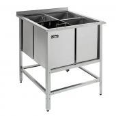 КОРЗИНА ДЛЯ ВАННА МОЕЧНАЯ ДЛЯ МОЙКИ ЯИЦ СВАРНАЯ ВМЯБ/1-80/80/430