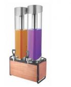 Диспенсер для сока двойной 2х3л, JD-0991