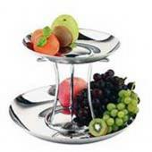 Этажерка для фруктов „Royal“, 2-х ярусная d33-42см,s/s 24335APS