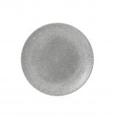 Тарелка мелкая 21,7см, без борта, цвет Raku Jasper Grey, Studio Prints RKGJEVP81