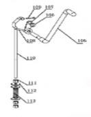 МЕХАНИЗМ ПОДЪЕМА ДЕЖИ ДЛЯ МИКСЕРА HURAKAN HKN-IP30F2 105 - 113