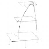 Этажерка 3-ярусная 37,5х37,5см h50см (для квадратных тарелок), нерж.сталь 33231APS