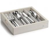 Поднос многофункциональный, 30x30x6 см, с убираемыми разделителями, светлое дерево 51604600