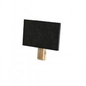 Набор ценников 7,5х6см, на деревянной прищепке, 6 шт., графитовая поверхность BAMCBCP