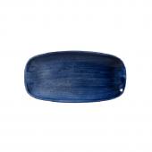Блюдо прямоугольное CHEFS 29,8х15,3см, без борта, Stonecast Patina, цвет Cobalt Blue