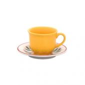Пара чайная DAILY FLOREAL (чашка 200мл и блюдце 15см) Oxford 115842, J071-6838