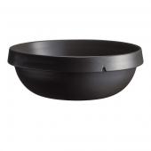 Салатник керамический 7,0л d35см h13см, серия Welcome, цвет темно-серый 327013