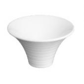 Миска 2,25л d28см, меламин, Flower, цвет белый H-2213