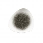 Тарелка мелкая треугольная 19,2см, без борта, цвет Raku Quartz Black, Studio Prints RKBQTR71
