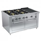 ПЛИТА ГАЗОВАЯ ВУЛКАН-HEIDEBRENNER ПРГ-IIА-6-1 2ДШ MAXI АРТ.82332