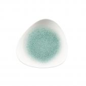 Тарелка мелкая треугольная 19,2см, без борта, цвет Raku Jade Green, Studio Prints RKJGTR71