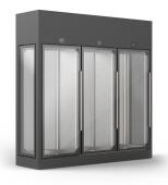 ШКАФ ВИННЫЙ ENOFRIGO WINE LIBRARY 20 WALL 3V DX-SX 3P H2200 VT F СЕРЫЙ+ПОЛКИ R