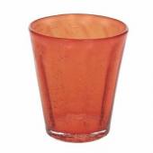 Стакан для воды 340мл, d9см, h105мм, стекло, цвет оранжевый KL557340003