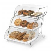 Этажерка BAKERY 3-ярусная, для выпечки, 40,6x58,4см h48,3см, акрил/сталь BAK2944