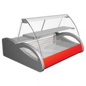 ВИТРИНА ХОЛОДИЛЬНАЯ A87 SM 1,0-1 (ВХС-1,0 Арго) 0011-3020 (БОК СЕР., ДЕКОР КРАСН.)