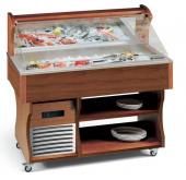 ВИТРИНА РЫБНАЯ ХОЛОДИЛЬНАЯ BAHIA 4 НЕОКР. ДЕРЕВО