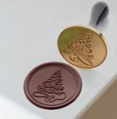 Печать для декорирования шоколада &amp;quot;Merry Christmas&amp;quot; d6см, 20FH35L