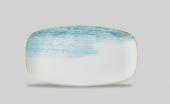 Блюдо прямоугольное CHEFS 29,8х15,3см, без борта, цвет Aquamarine, Studio Prints Homespun Accents HA