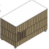 СТОЛ ШВЕД.НЕЙТР.ОСТРОВ. ENOFRIGO DOGE BASE QNE 1400 СВЕТ.ДУБ