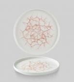Тарелка мелкая 21см, h2см с прямым бортом, Chefs Plate, цвет Kintsugi Coral, KTAMWP211