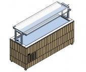 ПЕЧЬ МИНИРОТАЦИОННАЯ ГАЗОВАЯ С ПОДСТАВКОЙ С НАПРАВЛЯЮЩИМИ APACH BAKERY LINE C46CS APTA