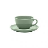 Пара чайная FLAT Shape MATCHA (чашка 200мл и блюдце 14см) Oxford 136122, AO04-1A04