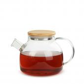 Чайник &amp;quot;Бочонок&amp;quot; 0,90л, жаропрочное стекло 05095