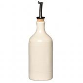 Бутылка для масла/уксуса d 7,5см 0,45л, керамика, серия Gourmet Style, цвет кремовый 021502