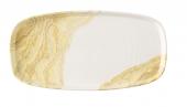 Блюдо овальное 30x15,4см h2cм цвет Tide Gold TDGDWO291