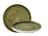 Тарелка мелкая d21см h2см с прямым бортом, Chefs Plate, Stonecast Plume, цвет Olive, PLGRWP211