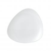 Тарелка мелкая треугольная 26,5см, без борта, Vellum, цвет White полуматовый
