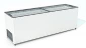 ЛАРЬ МОРОЗИЛЬНЫЙ GELLAR F 800 С ПРЯМОЕ СТЕКЛО СЕРЫЙ (ПРОПАН)