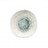 Тарелка мелкая "Волна" 26,4см, без борта, цвет Mineral Green, Studio Prints