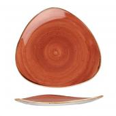Тарелка мелкая треугольная 19,2см, без борта, Stonecast, цвет Spiced Orange SSOSTR71