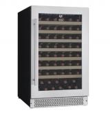 ШКАФ ВИННЫЙ ВЕНТ.МЕТАЛ. TECFRIGO SOMMELIER 80/1 PLUS ЧЕРНЫЙ СПЕЦ.