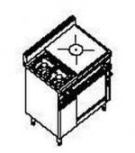ПЛИТА 6 КОНФОРОЧН.900СЕР KOGAST PS-T2+1/1-0 ГАЗ