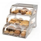 Этажерка BAKERY 3-ярусная, для выпечки, 59,1х38,8см h39,4см, акрил/нерж.сталь BK010