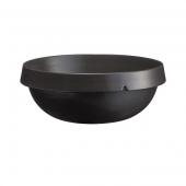 Салатник керамический 5,0л d31см h12,5см, серия Welcome, цвет темно-серый 325013